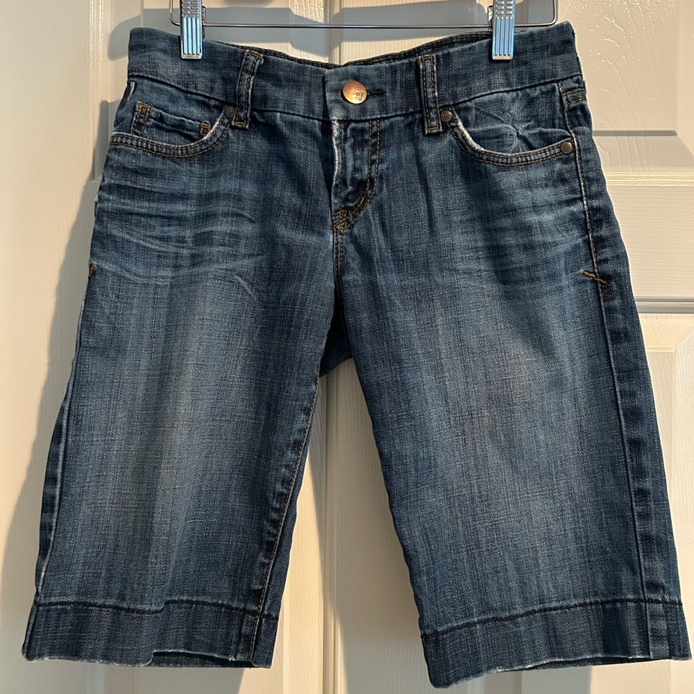 !It Jean Bermuda Shorts Los Angeles Sz 27 Medium Denim